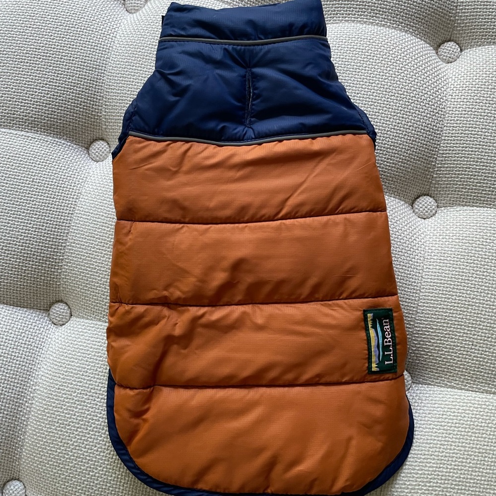 L.L.Bean Reversible Mountain Classic Dog Parka Size Small